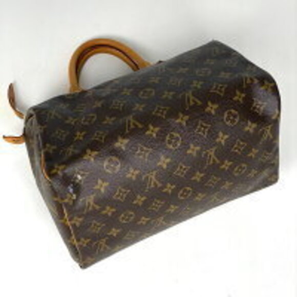 Louis Vuitton Handbags - Louis Vuitton Brown Speedy Monogram Bag Boston Handbag